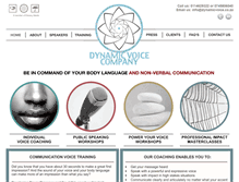 Tablet Screenshot of dynamicvoice.co.za